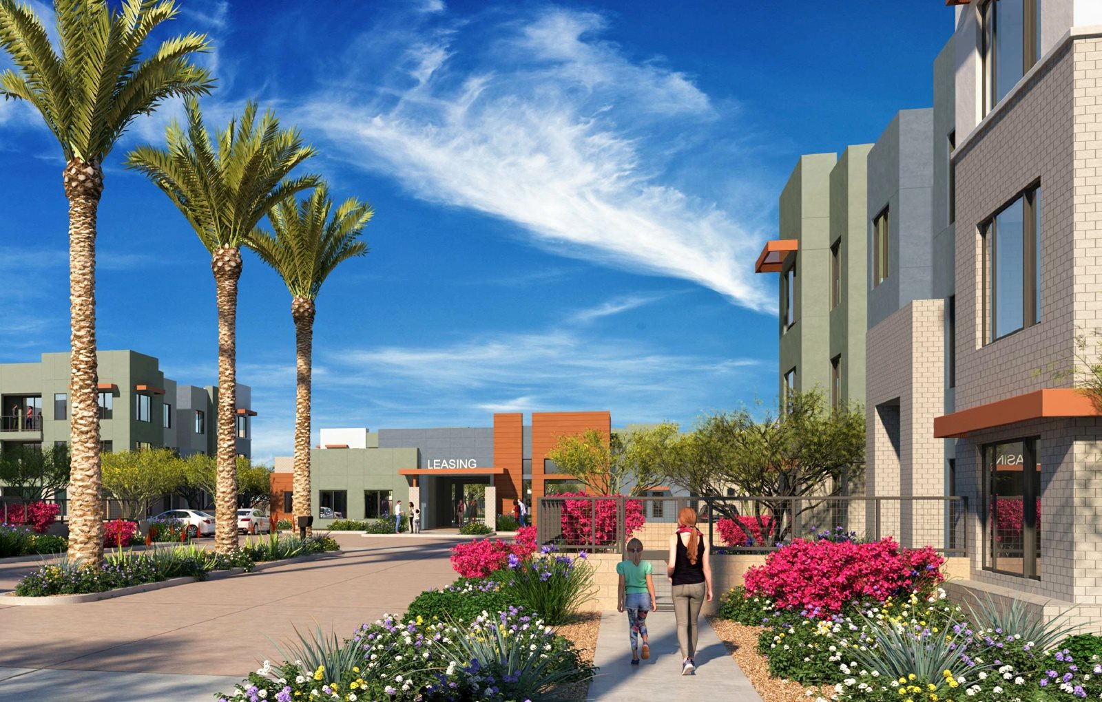 Vista Ridge_Exterior Clubhouse & Leasing Office Entrance